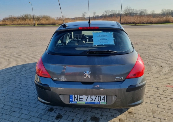 Peugeot 308 cena 15900 przebieg: 148357, rok produkcji 2009 z Rzeszów małe 56